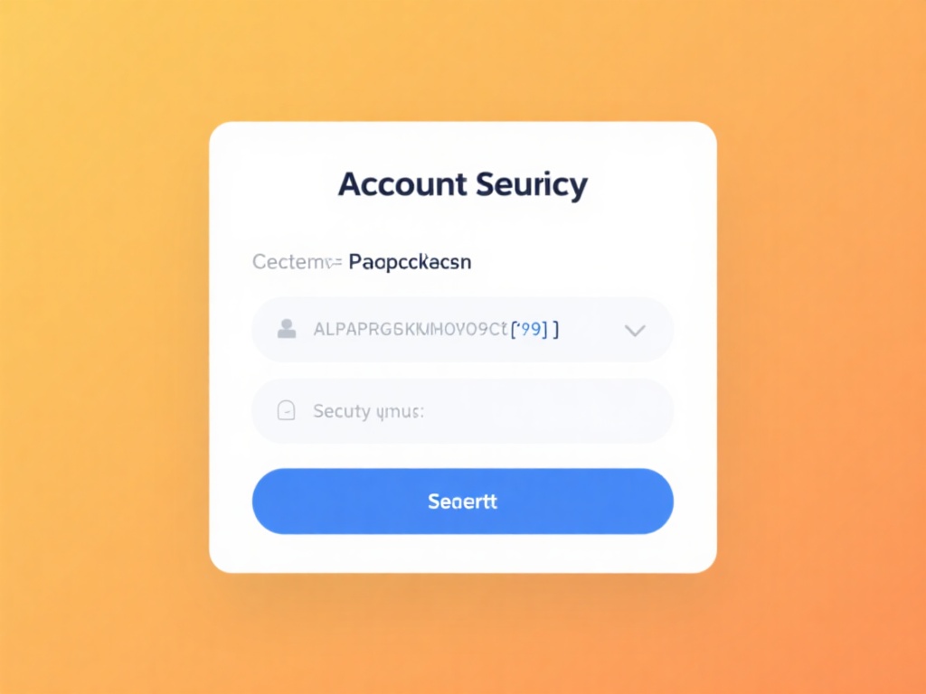 设置账户安全：创建一个强密码，并选择一个安全问题以